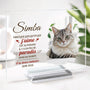 5154RFR2 plaque en acrylique personnalisee paradis dans ma maison cadeau commemoratif chien 5154rttnc