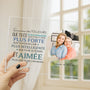 5163RFR3 plaque en acrylique personnalisee femme plus que tu penses 5163r36za