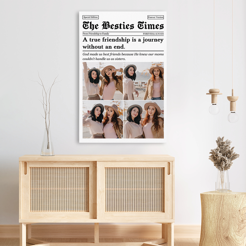 5164CFR3 toile personnalisee le journal des meilleures amies 5164ckh0f