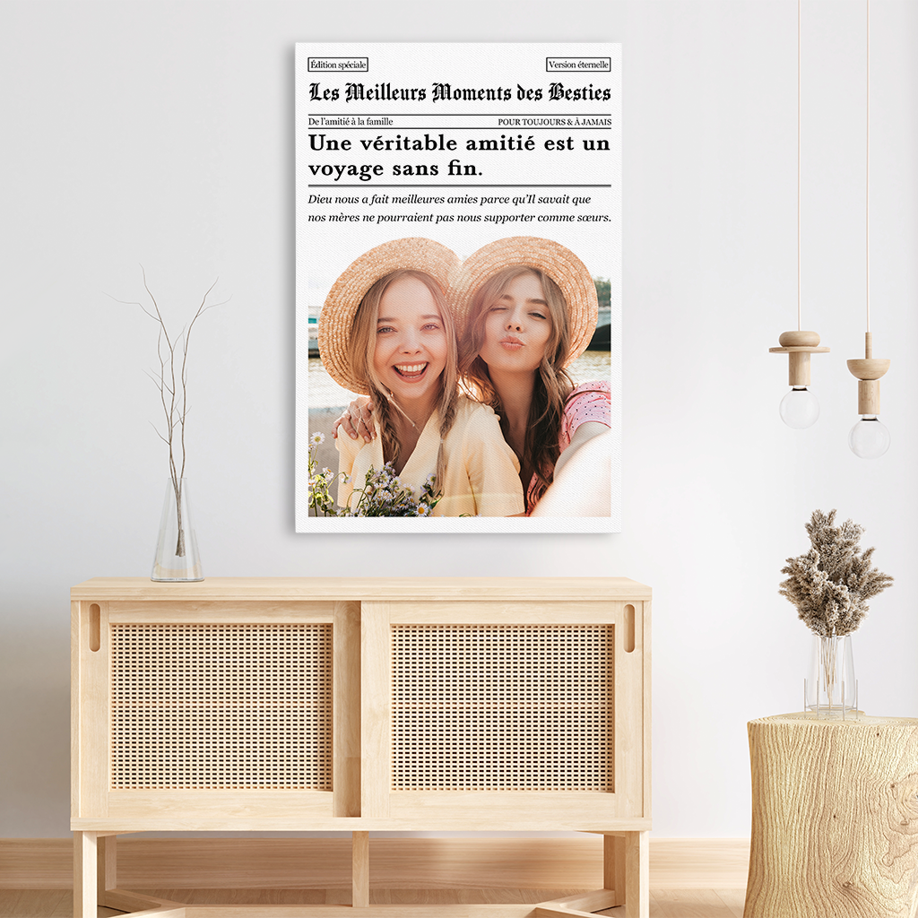 5164CFR3 toile personnalisee le journal des meilleures amies 5164ckh0f_243c61a7 73f5 4659 bbaf 6a0605408807