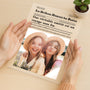 5164RFR3 plaque en acrylique personnalisee le journal des meilleures amies 5164rkinf