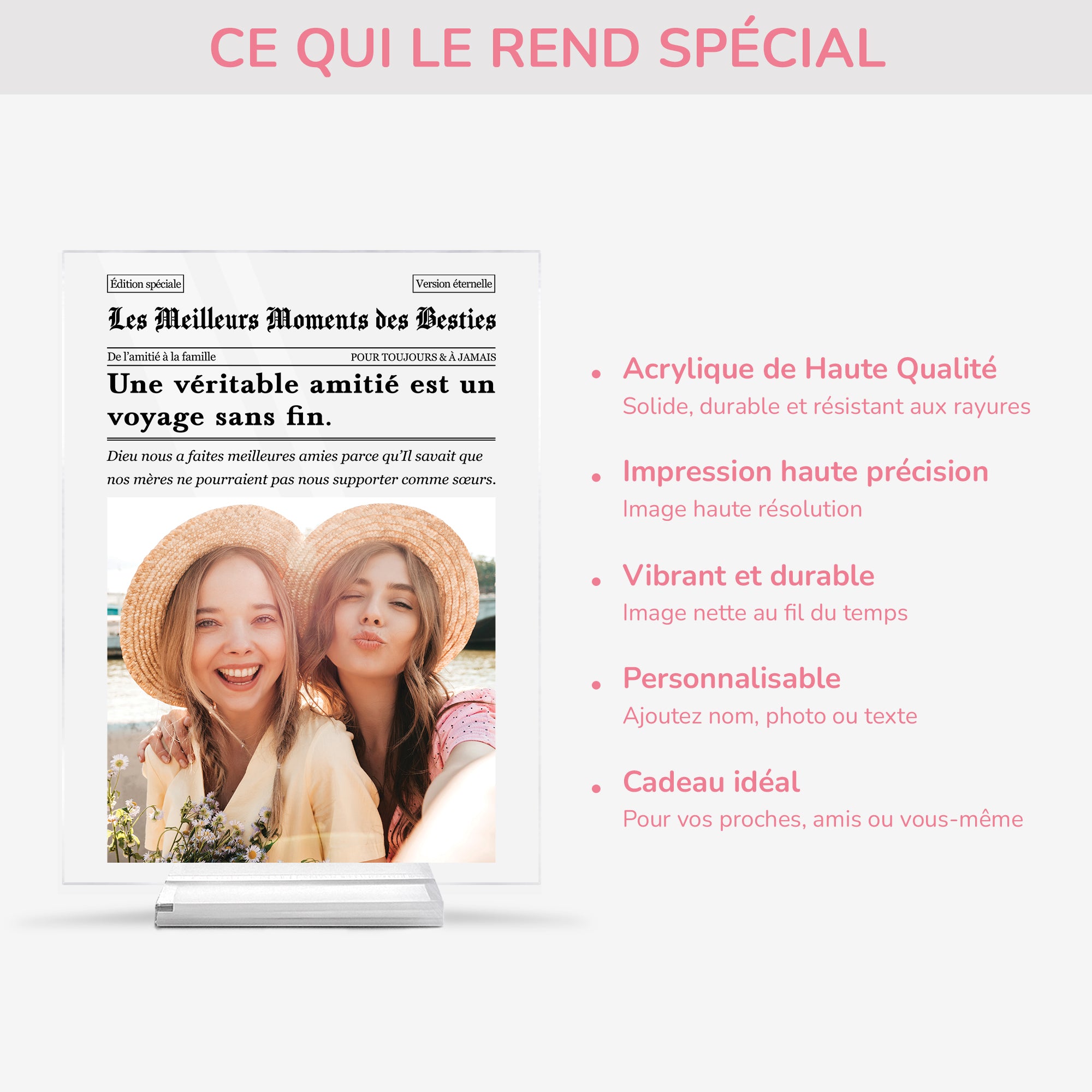 5164RFR5 plaque en acrylique personnalisee le journal des meilleures amies 5164rkinf_25690139 d80f 4827 8f6c 4212a2f35627