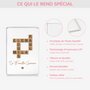 5170RFR4 plaque en acrylique personnalisee papa il garde leurs coeurs pour toujours 5170rth5i