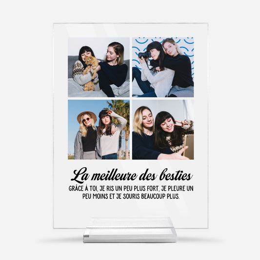 5180RFR1 plaque en acrylique personnalisee avec photos la meilleure des besties 5180r_bc8b52f2 e2d0 4ebb 9a43 749af96d4e46