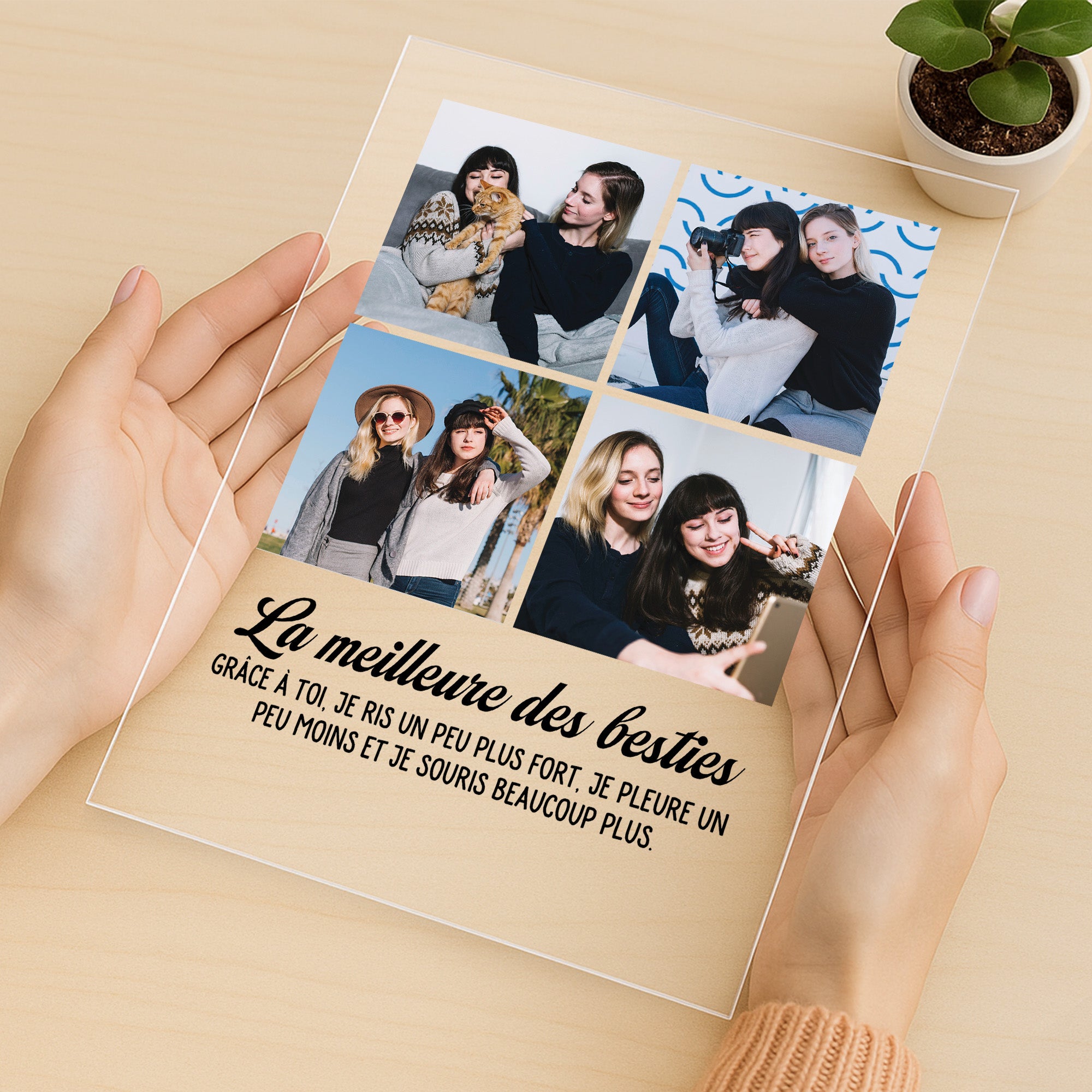 5180RFR3 plaque en acrylique personnalisee avec photos la meilleure des besties 5180r_07db2c1a d2e4 4fd2 8662 815832b17ad8