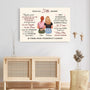 5182CFR3 toile personnalisee maman a ma belle fille 5182c6v5a