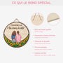 5198QFR4 plaque en bois personnalisee pour meilleure amie vivre a cote 5198q3zzf