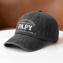 5201AFR2 casquette delavee_ personnalisable ils mappellent papa maman mamie papy 5201aj8fnb