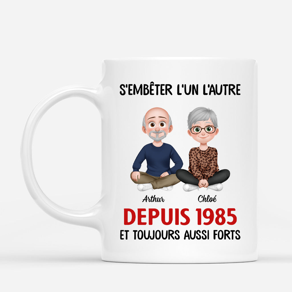 5213MFR1 mug personnalise couple sembeter lun lautre depuis design cartoon 5213m3gag