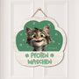 5214QFR2 plaque en bois personnalisee a suspendre avec chat lave tes pattes 5214qk6nd