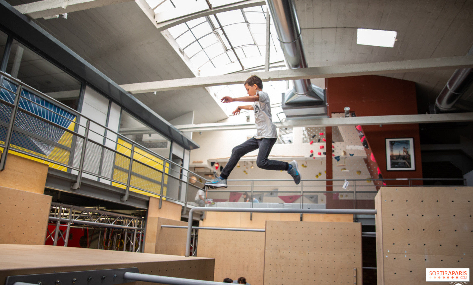 Un entraînement de Parkour chez Blast 