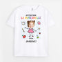 5218AFR1 t shirt enfant personnalise avec visage attention jarrive 5218a36tk