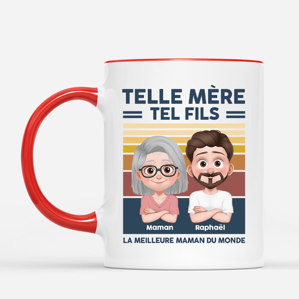 5221MFR2 mug personnalise papa tel pere tels enfants 5221m3yab