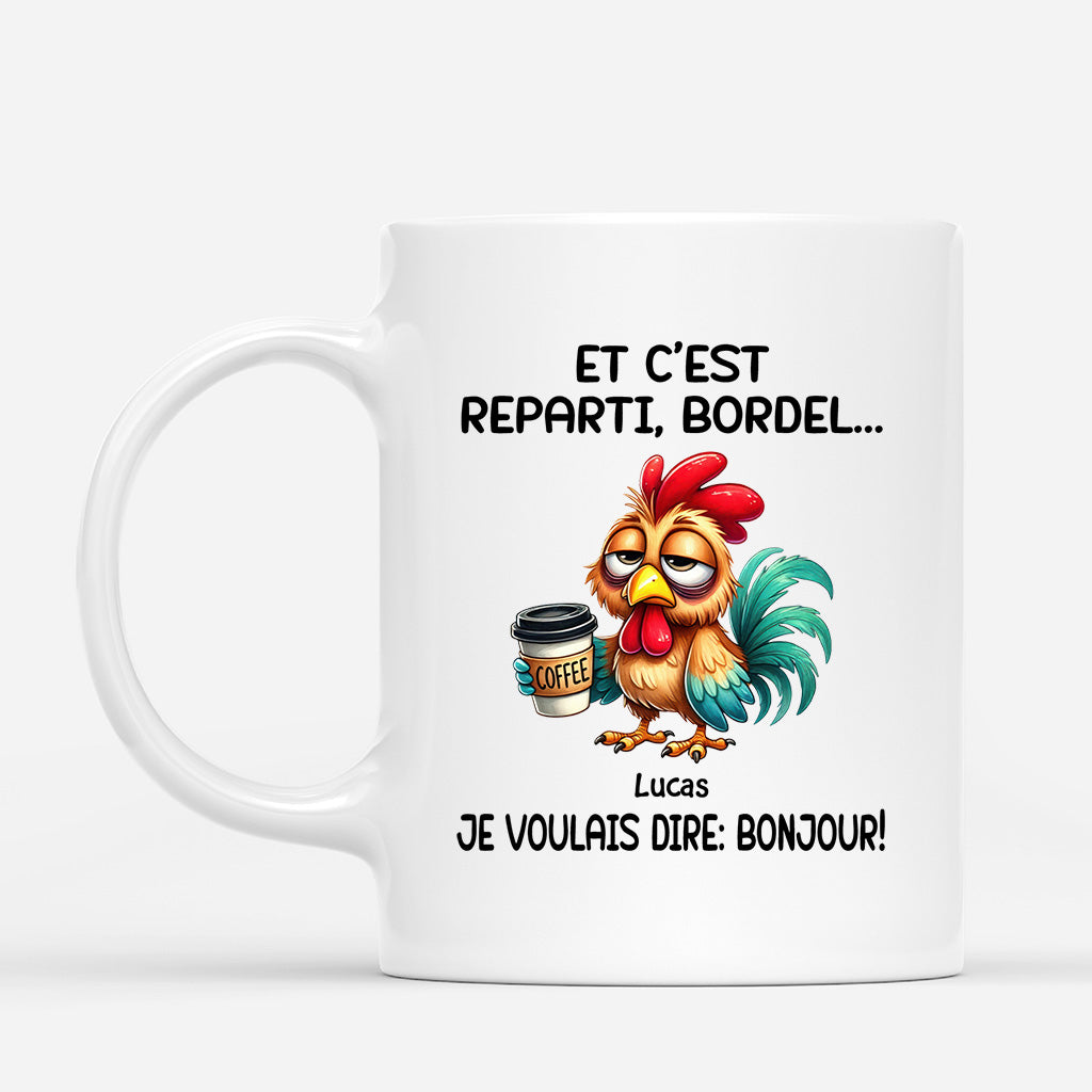 5224MFR1 mug collegue humour personnalise et c_est reparti 5224mtwmo