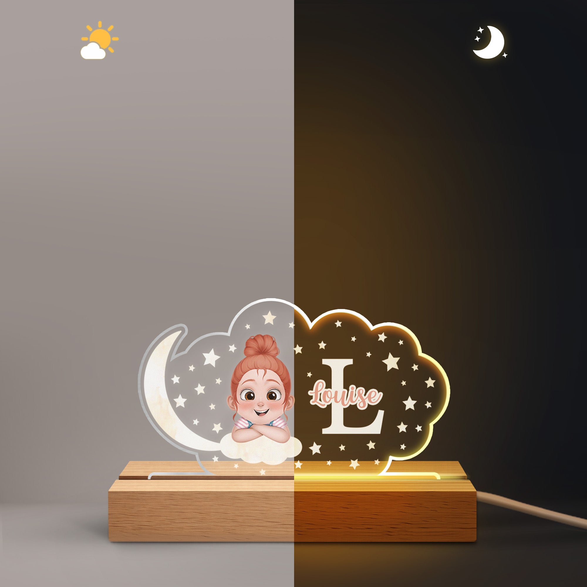 5230LFR5 veilleuse personnalisee enfant mignon version nuit 5230lkftk