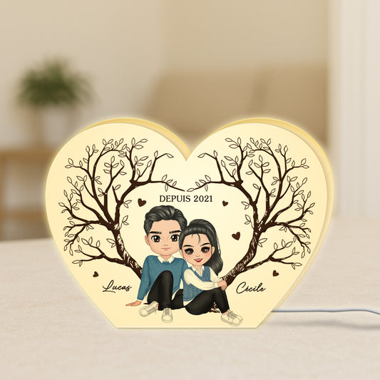 5233LFR1 lightbox personnalisable en couple depuis 5233l8htg