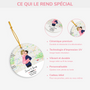 5254OFR4 ornement ceramique personnalise couple fiances avec carte geographique 5254oku7g