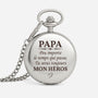 5258OFR1 montre de poche personnalisable papa toujours mon heros 5258o3qmb