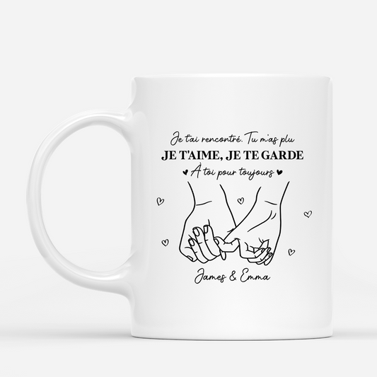 5259MFR1 mug personnalisable pour couple a toi pour toujours 5259m8v0g
