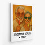 5273CFR2 toile personnalisee couple humour ni retour ni remboursement 5273c3m5g
