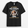 5288AFR1 tee shirt personnalise photo chien personnel a temps plein 5288a