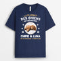 5288AFR2 tee shirt personnalise photo chien personnel a temps plein 5288a
