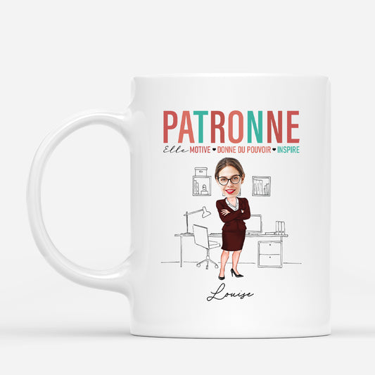 5292MFR1 mug personnalise patronne avec visage 5292m