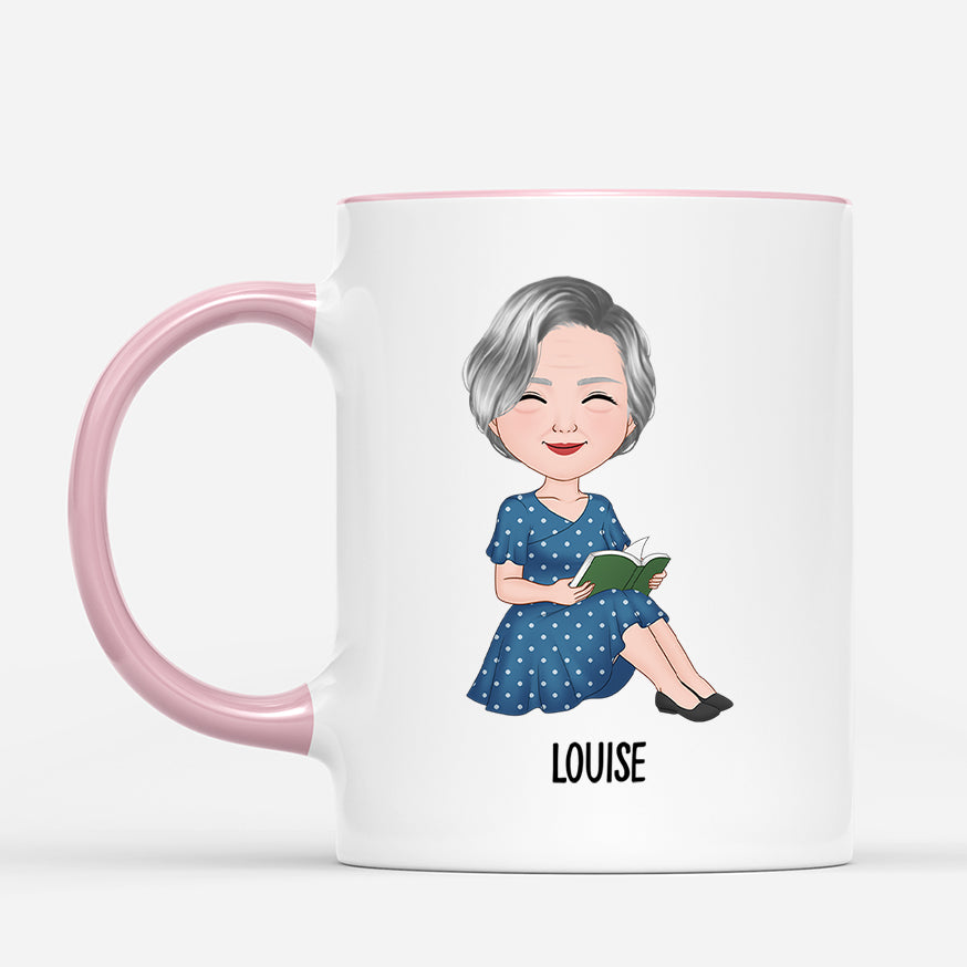 5298MFR2 mug personnalise pour les amoureux des livres chut je lis 5298m8lna