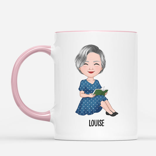 5298MFR2 mug personnalise pour les amoureux des livres chut je lis 5298m8lna