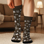 5300JFR3 chaussettes personnalisees avec tete de chat maman chat 5300jtqnd