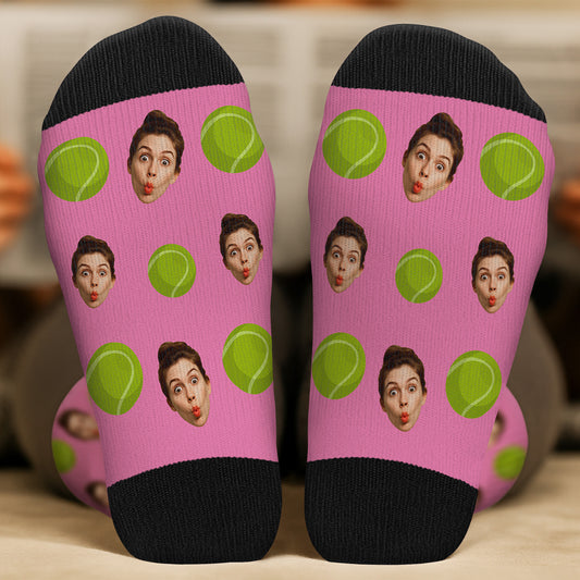 5306JFR2 chaussettes personnalisees avec visage homme sportive avec visage 5306j3lmb