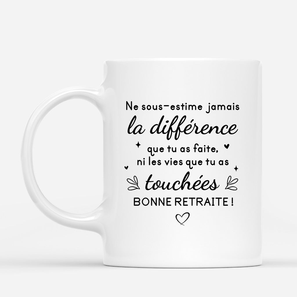5307MFR2 mug personnalise collegue homme bonne retraite avec visage 5307m3tmo