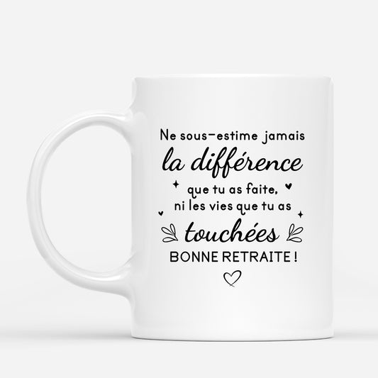 5307MFR2 mug personnalise collegue homme bonne retraite avec visage 5307m3tmo
