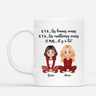 5311MFR1 mug personnalise il y a une bonne amie 5311m6v0f