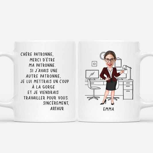 5316MFR1 mug personnalise avec visage merci d_etre ma patronne 5316m8t0o