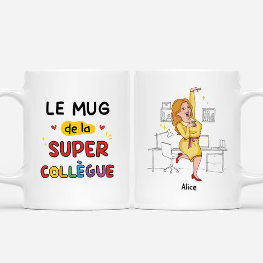 5324MFR1 mug personnalise collegue le mug de la super collegue 5324m66zo