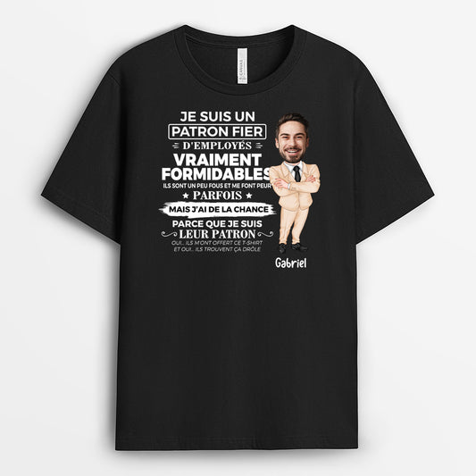 5338AFR1 t shirt personnalise collegue patron fier 5338atl0o
