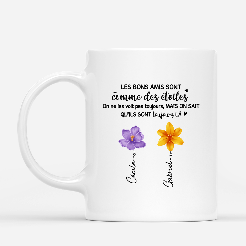 5342MFR1 mug personnalise bonnes amies comme des etoiles 5342mkv0f