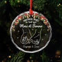 5343OFR1 ornement en verre personnalise premier noel en tant que mari et femme 5343okmag