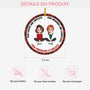 5345OFR3 ornement ceramique personnalise amitie eternelle 5345o8zcf