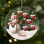 5349OFR1 orement noel en acrylique personnalise mamie bonhomme de neige avec coeurs rouges 5349o8lna