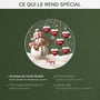 5349OFR4 orement noel en acrylique personnalise mamie bonhomme de neige avec coeurs rouges 5349o8lna