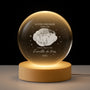 5350LFR1 veilleuse boule de cristal personnalisee premier noel de famille avec photo 5350lkp5i