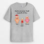 5354AFR2 t shirt personnalise notre premier noel en famille de trois 5354attzi