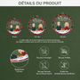 5360OFR3 ornement noel en acrylique personnalise couple toi moi et notre chien 5360okz0c