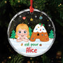 5371OFR1 ornement en verre noel enfant personnalise a est pour alice 5371okhak