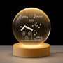5375LFR1 veilleuse boule de cristal 3d personnalisee couple notre maison 5375l3tng