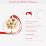 5376OFR4 ornement en verre personnalise avec photo arbre de famille 5376okvai