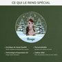 5379OFR4 ornement acrylique personnalise avec photo mon cheval avec sapin de noel 5379okq5u