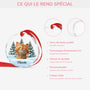5379OFR4 ornement en verre noel chat sapin personnalise photo 5379okqmd